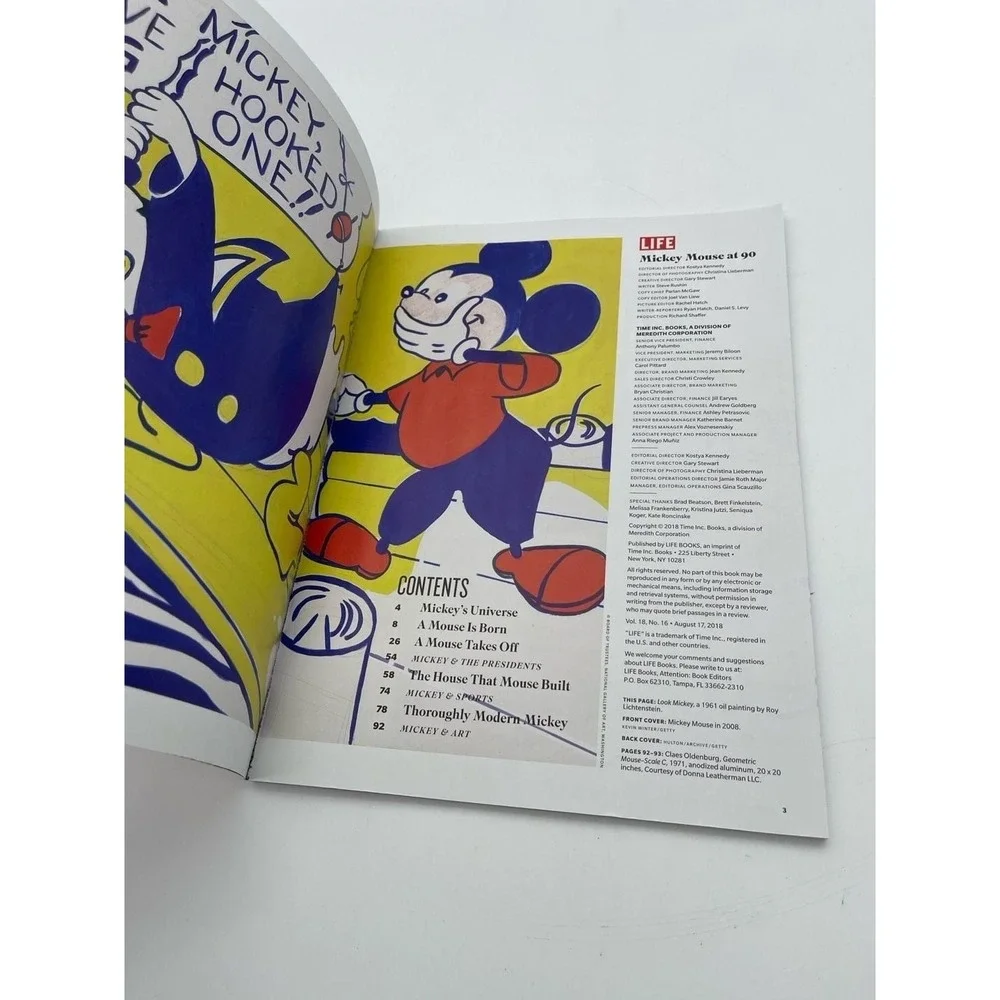 LIFE Magazine Mickey Mouse at 90 Special Edition (August 17, 2018)